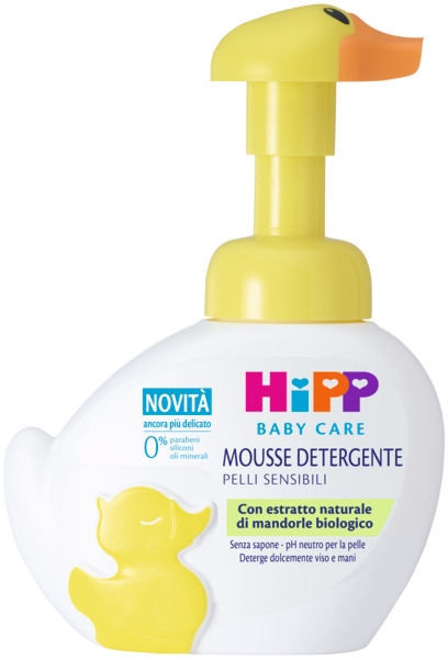 HiPP Baby Mousse Detergente paperella viso mani 250 ml
