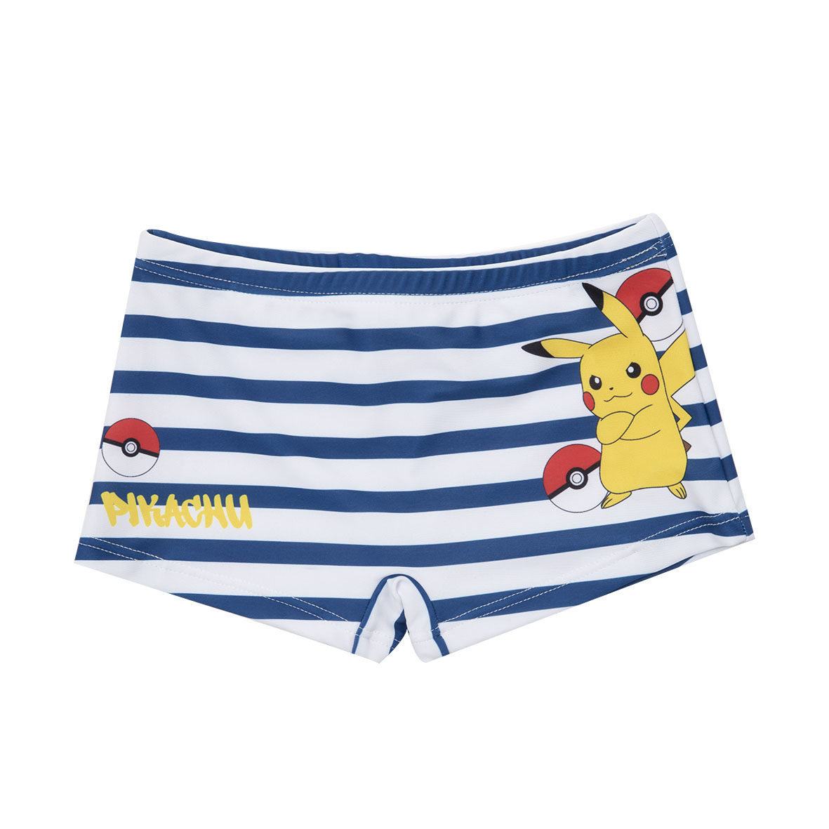 Costume Boxer Bimbo Pikachu Bianco Blu a Righe