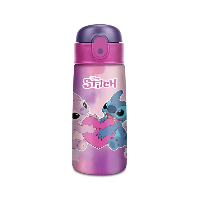 Bottle Kid Stitch borraccia termica acciaio con cannuccia