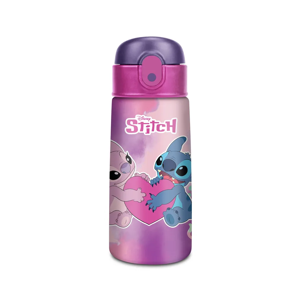 Bottle Kid Stitch borraccia termica acciaio con cannuccia