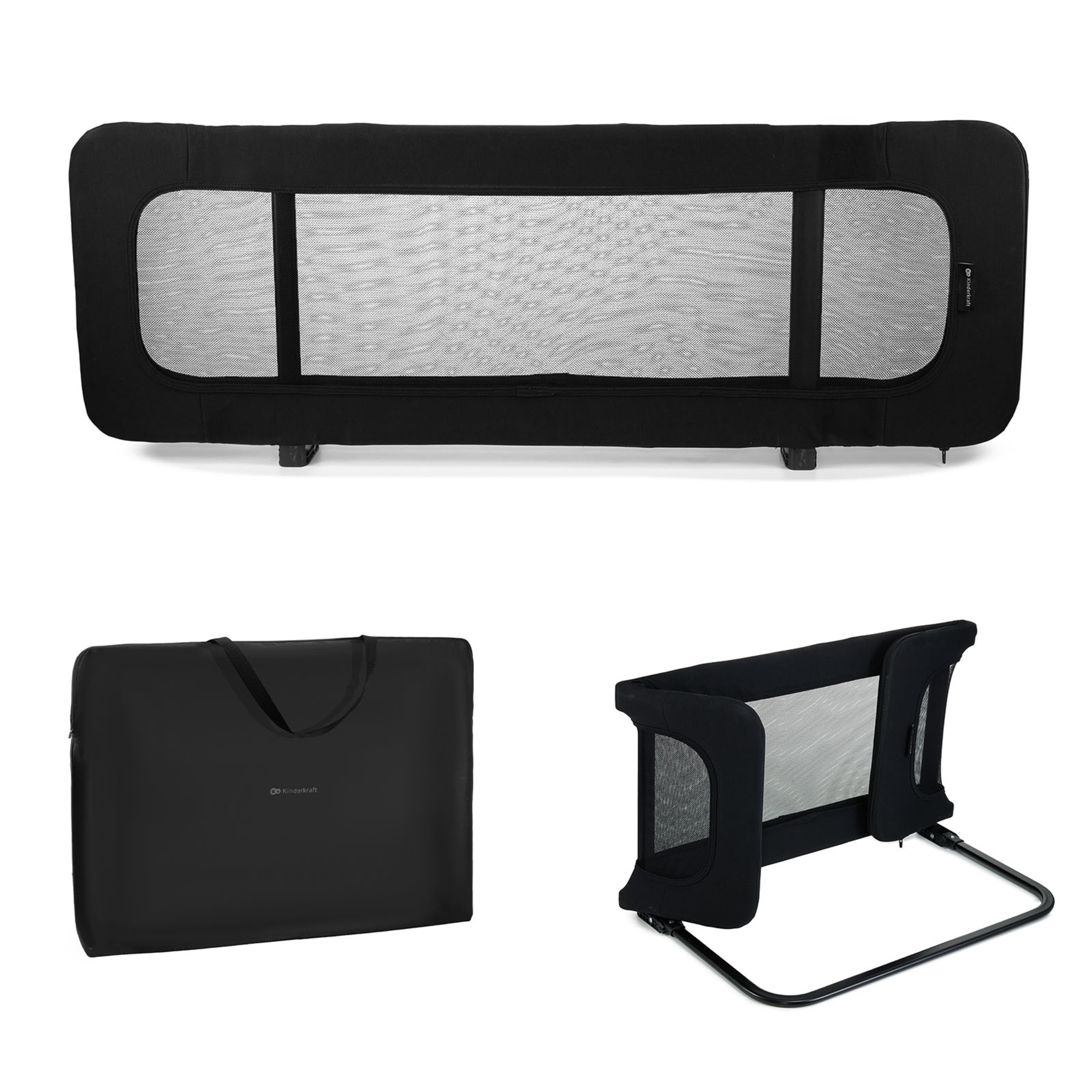 Kinderkraft Guard&Dream Black barriera letto nera