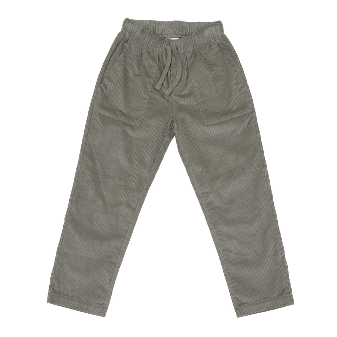 Mawi Pantalone Velluto a Coste Tasconi Vita Regolabile
