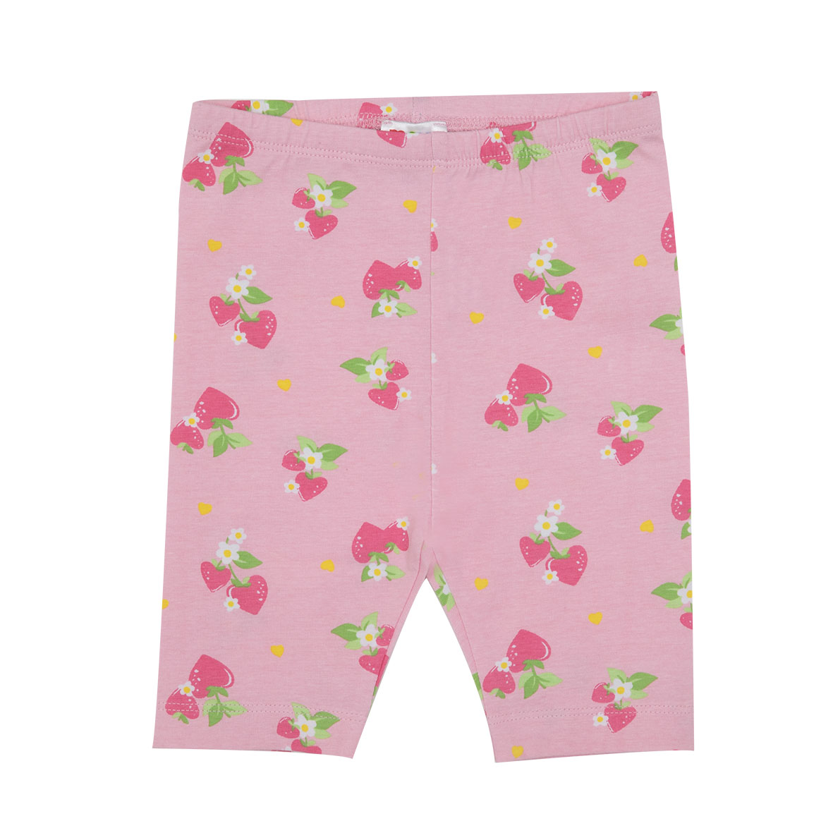 Legging Bimba 3/4 Rosa Fragoline Cotone Stretch