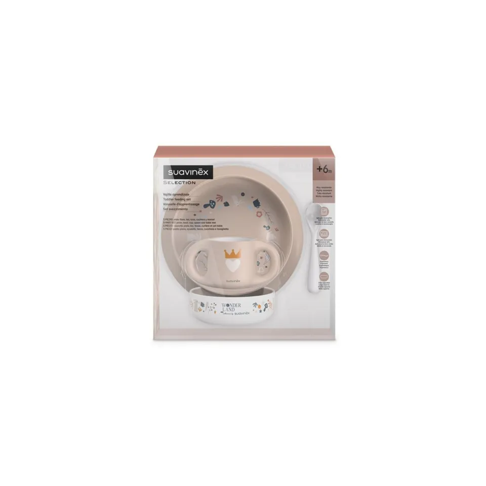 Suavinex Girl set svezzamento 6 mesi 5 pezzi