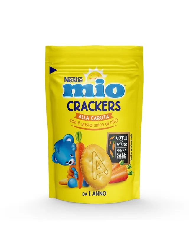 Nestlé Mio crackers carota 100g da 1 anno al forno