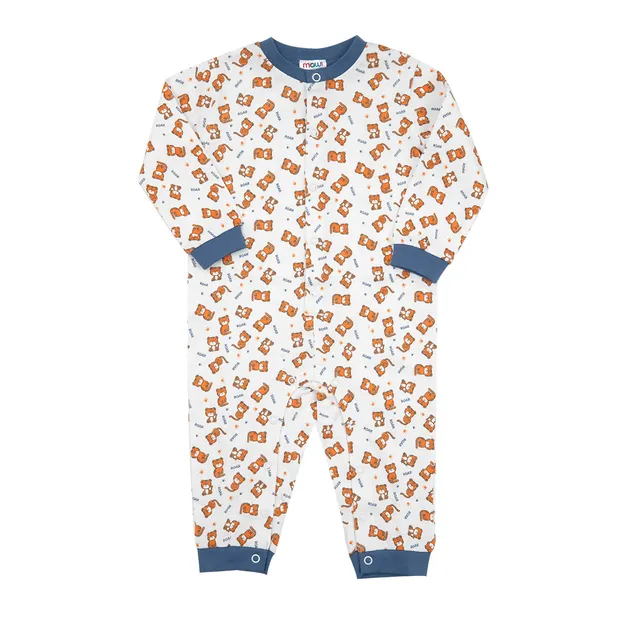 Toys Center Baby pigiama intero bimbo panna tigrotti cotone