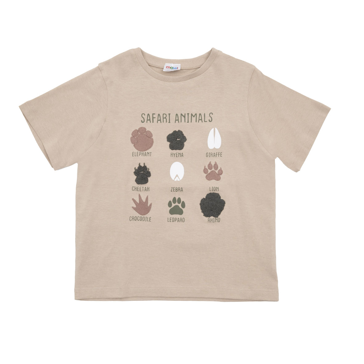 Toys Center Baby Safari t-shirt bimbo beige jersey