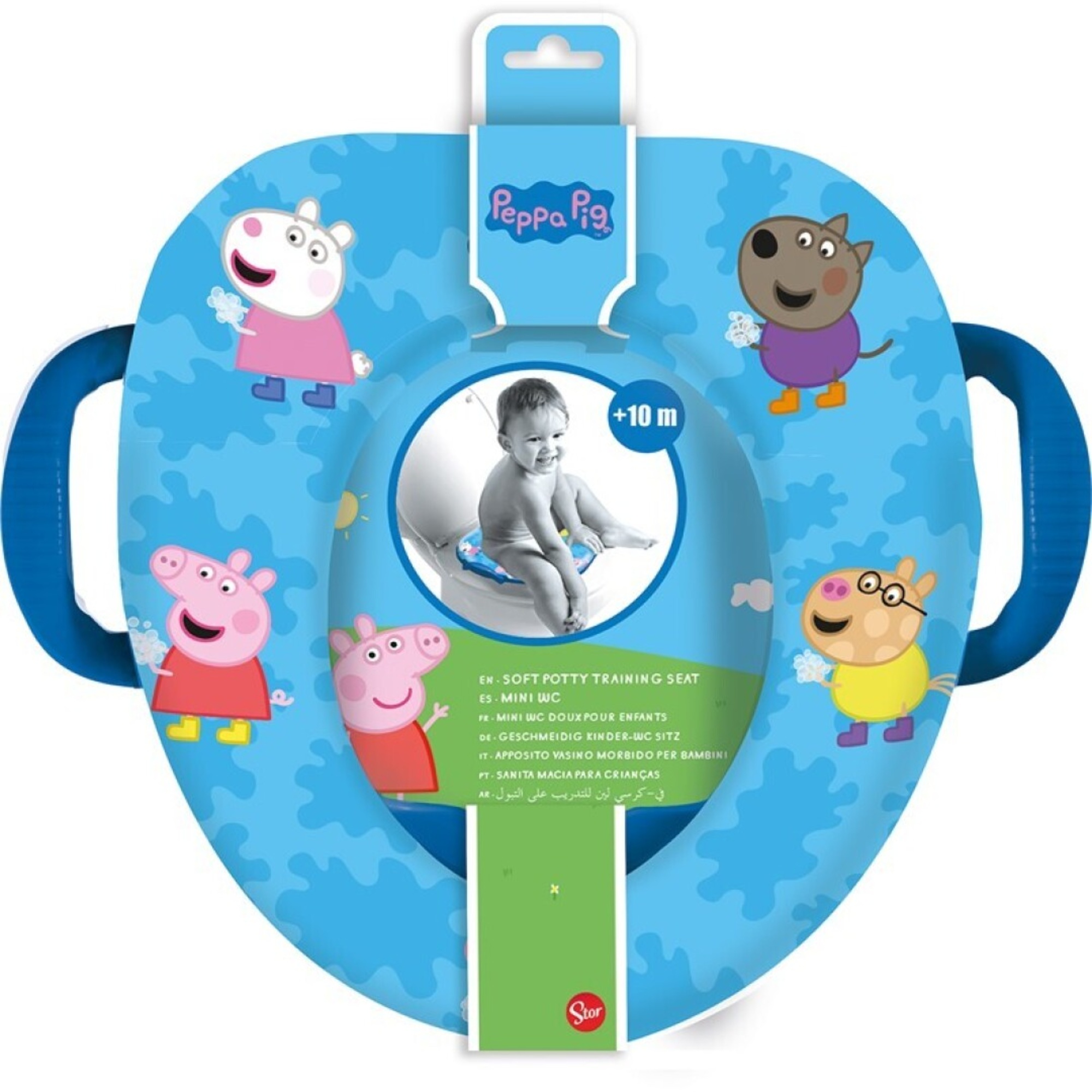 Peppa Pig riduttore WC morbido con maniglie