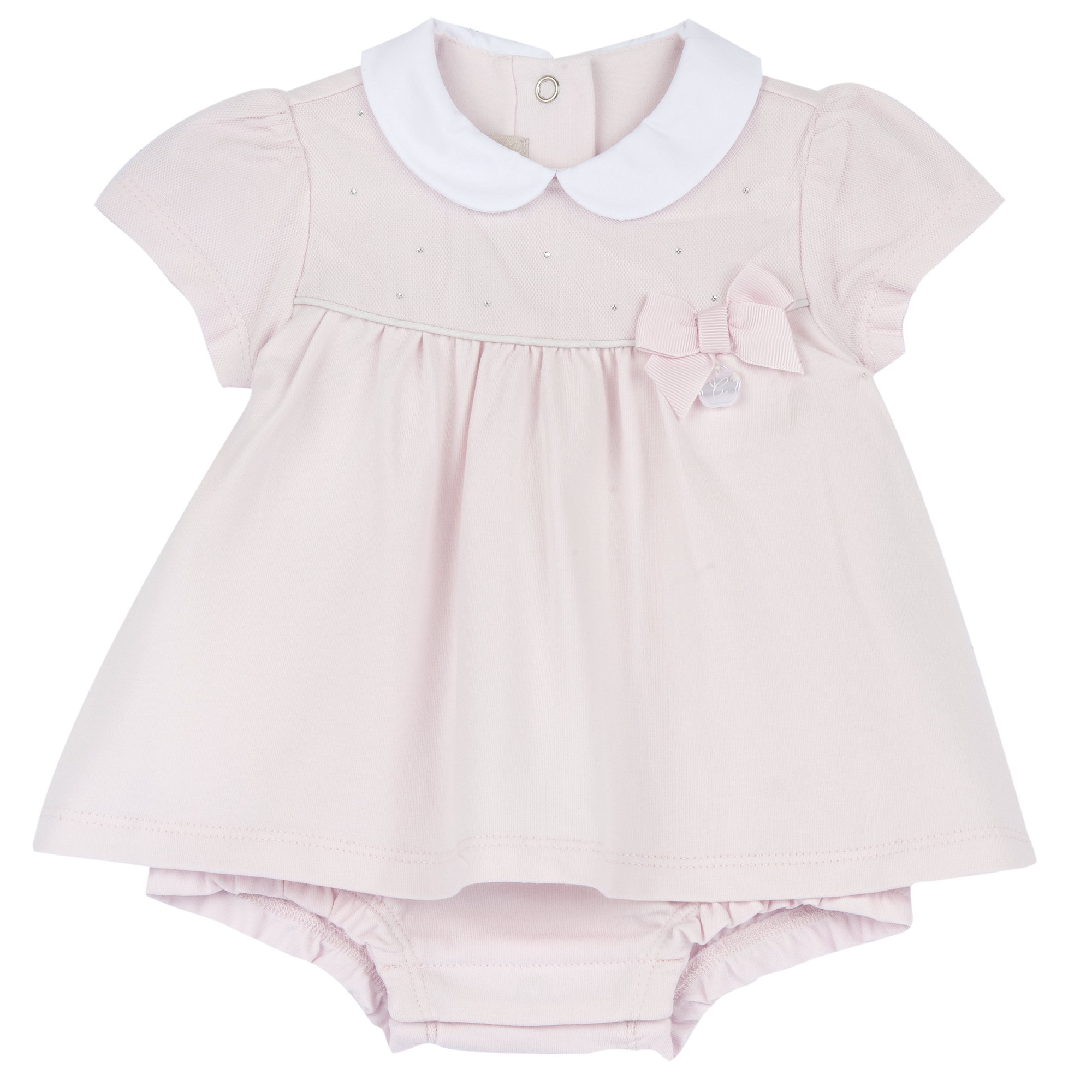 Chicco pagliaccetto neonata elegante cotone lavabile
