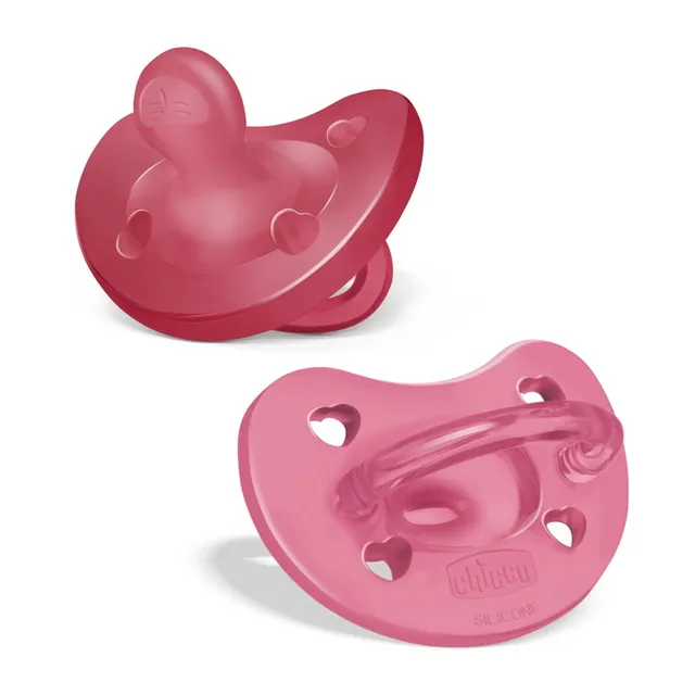 Chicco Physio Succhietto Silicone Rosa 16-36 Mesi 2 Pz