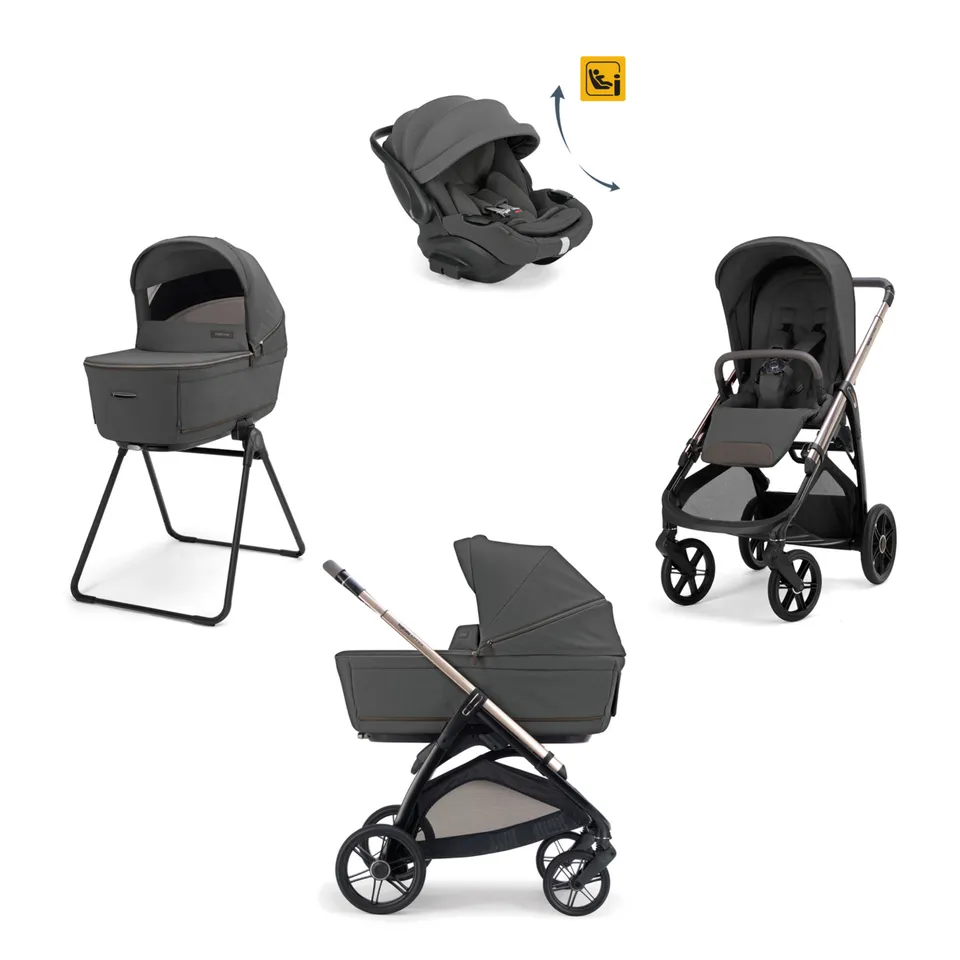 Inglesina Aptica System Quattro trio Marble Grey Darwin recline