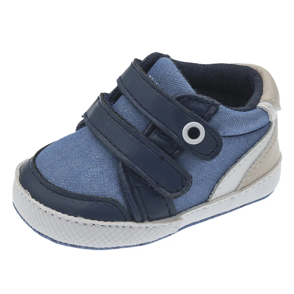 Chicco Ortagnan sneakers bimbo blu beige doppio strappo