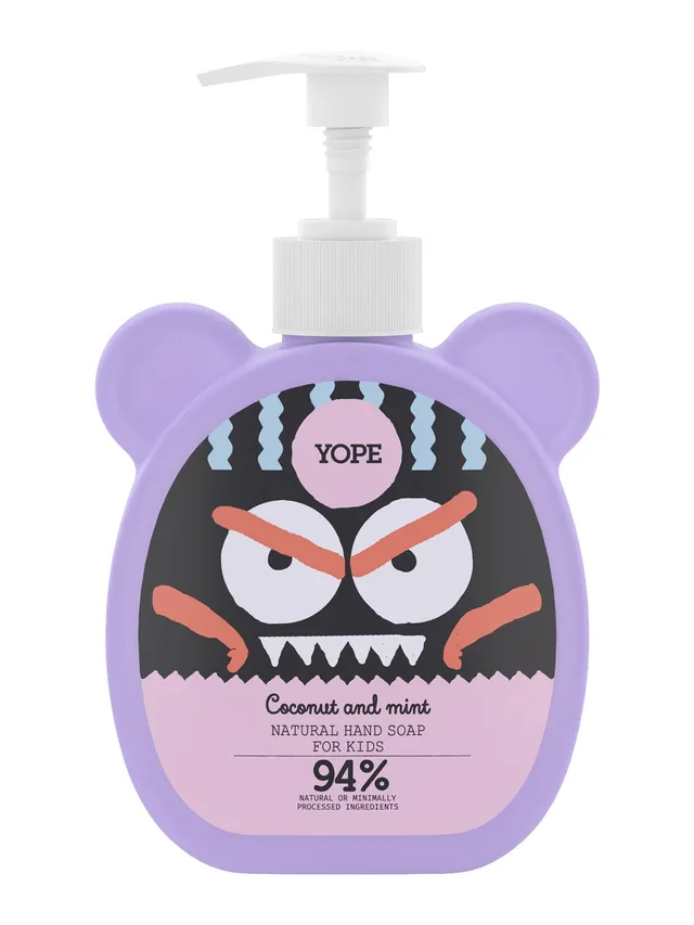 Yope sapone liquido bambini cocco e menta mani