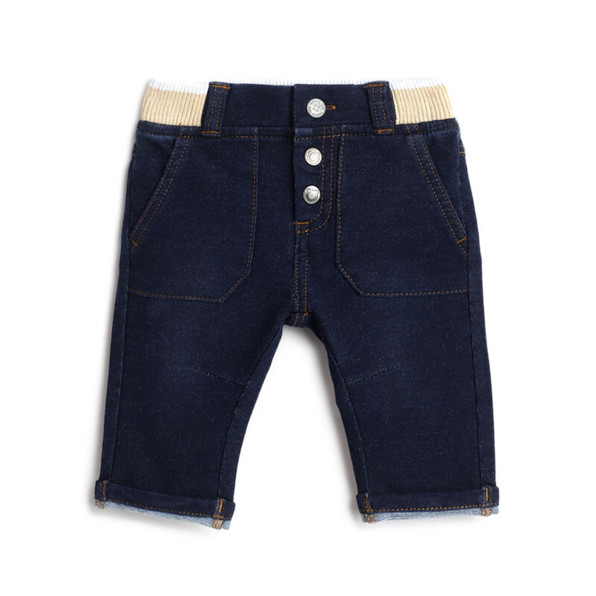 Chicco Pantaloni Lunghi Effetto Denim Cotone