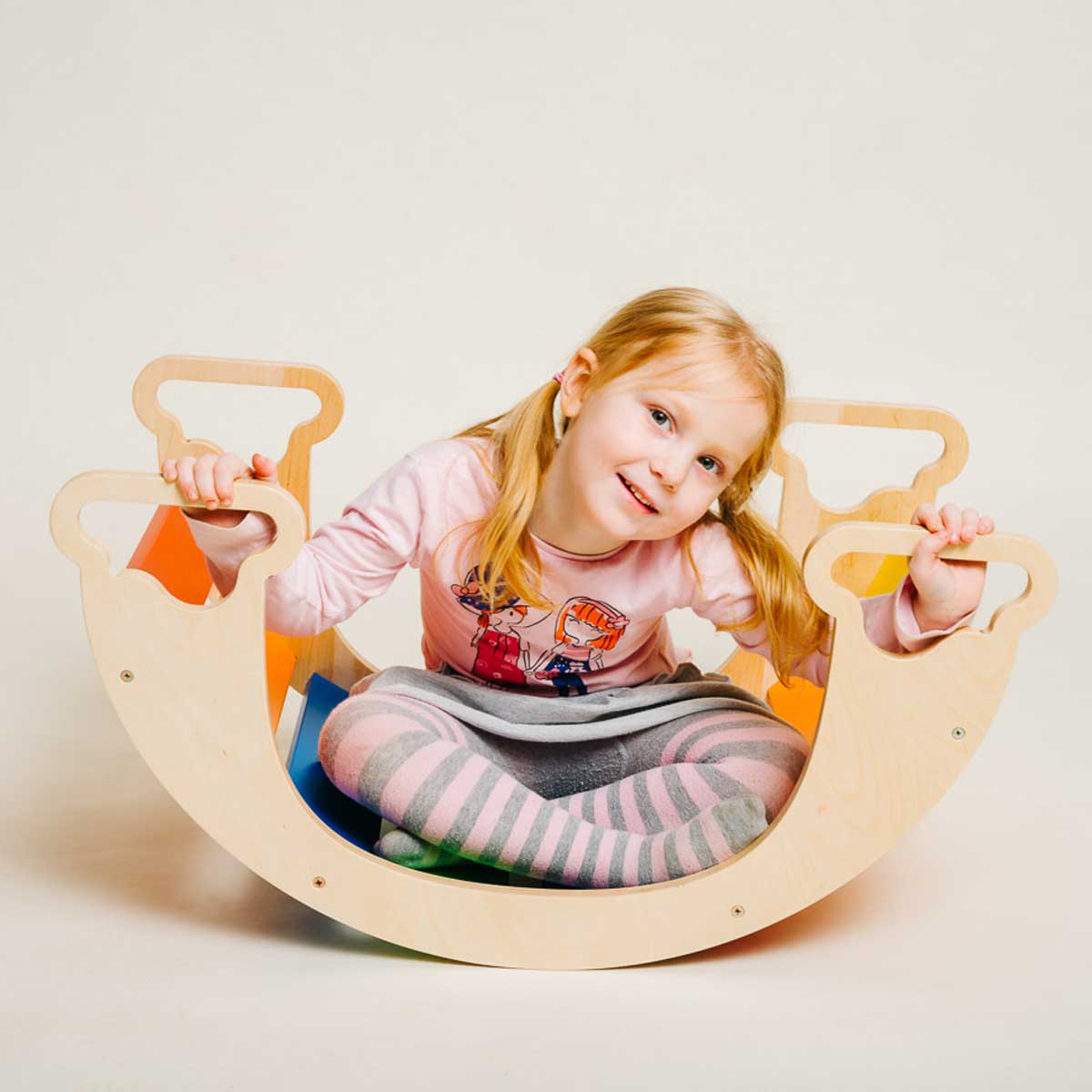 The Dida Pikler Arco Waldorf Legno Arcobaleno 105 cm