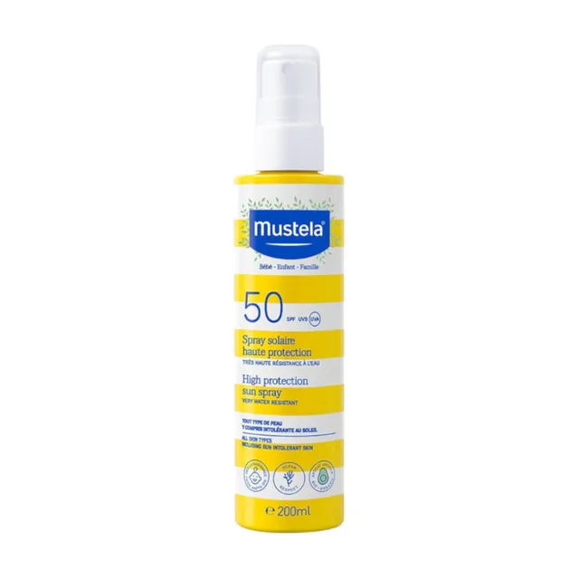 Mustela Latte Solare Spray SPF50 200ml Protezione Alta