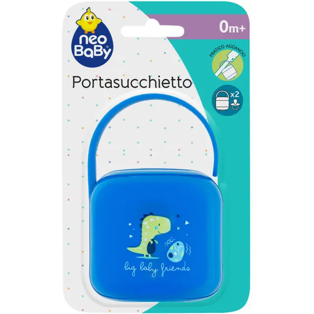 Neo Baby Dino portasucchietto blu 2 posti