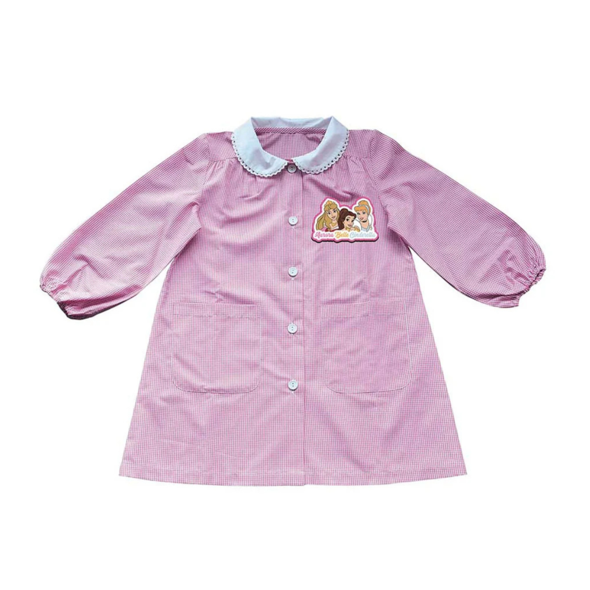 Coriex Principesse grembiule asilo bambina rosa pizzo 2-6 anni