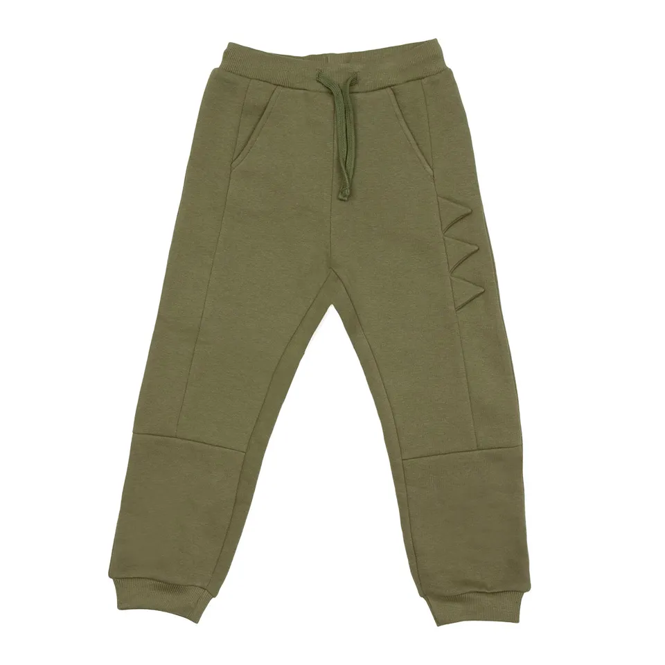 Mawi pantalone felpa garzata quotidiano con elastico