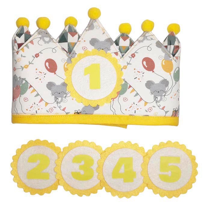 The Dida Koala corona compleanno bambini in cotone