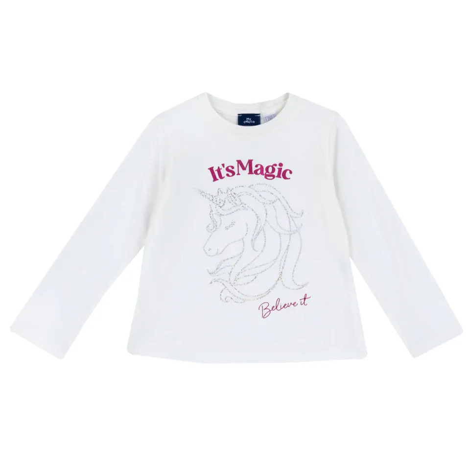 Chicco t-shirt manica lunga bambina cotone