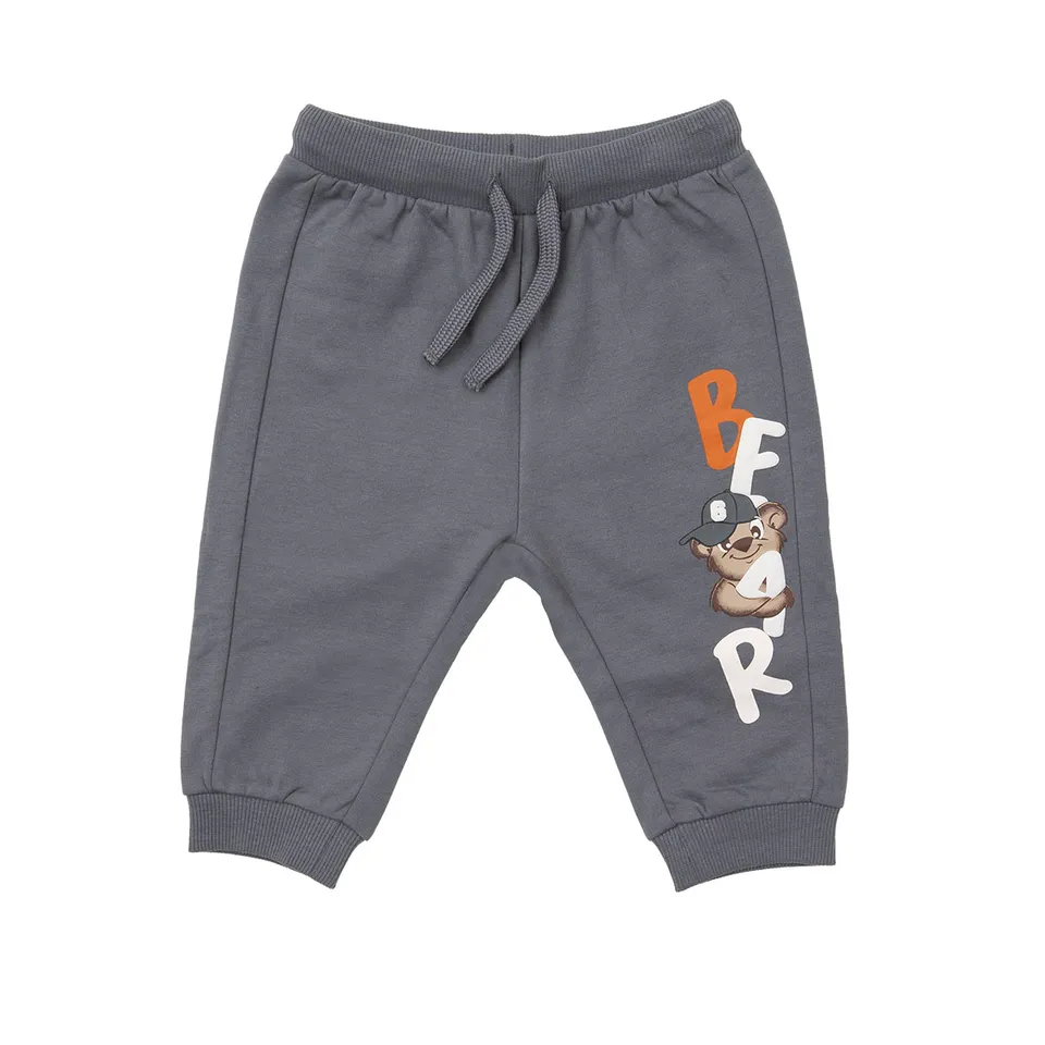 Mawi pantalone felpa bimbo con stampa elastico