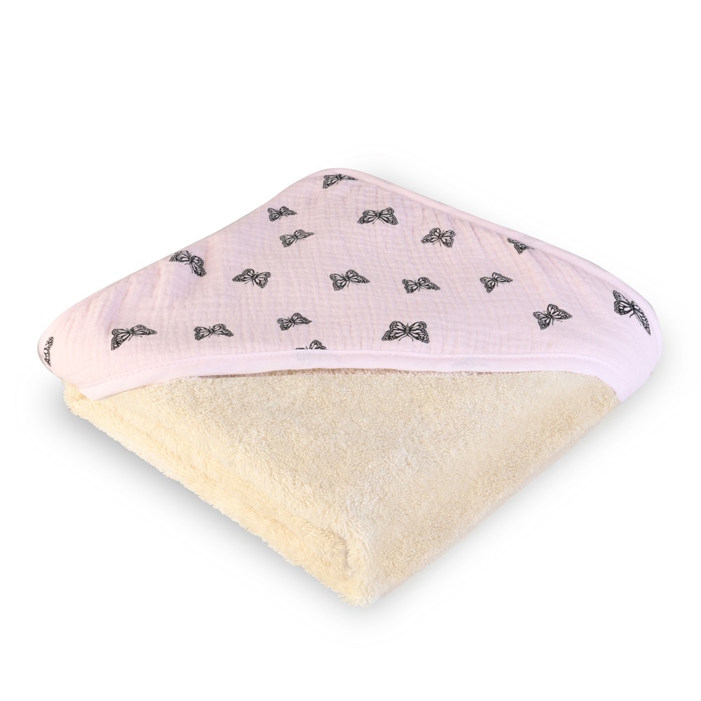 The Dida Bani Mantella Bagno Farfalle 80x80 cm Cotone Bio
