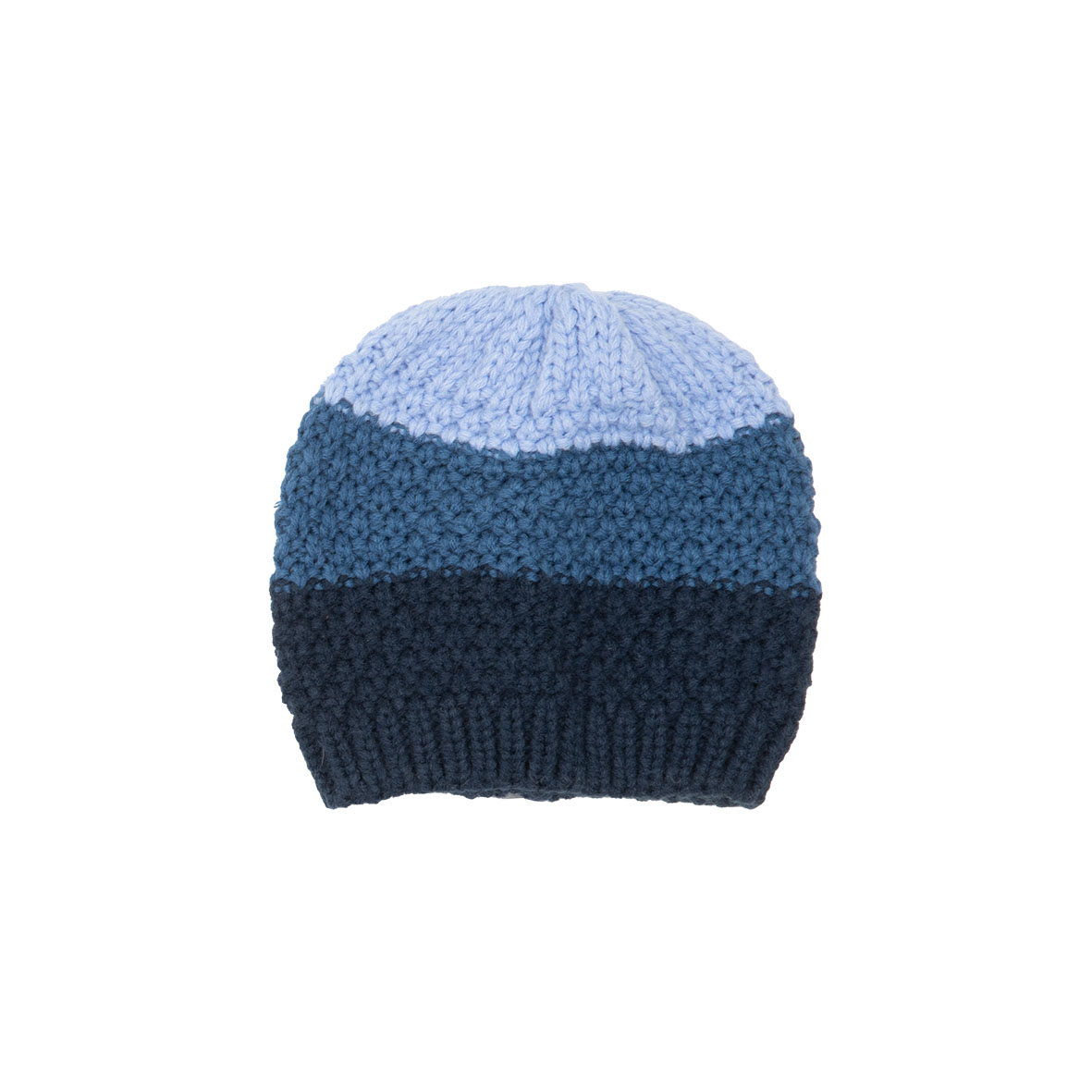 Toys Center Baby cappello tricot bimbo blu morbido