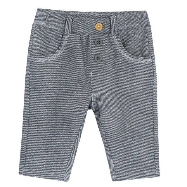 Chicco pantaloni neonato cotone lavabile tinta unita