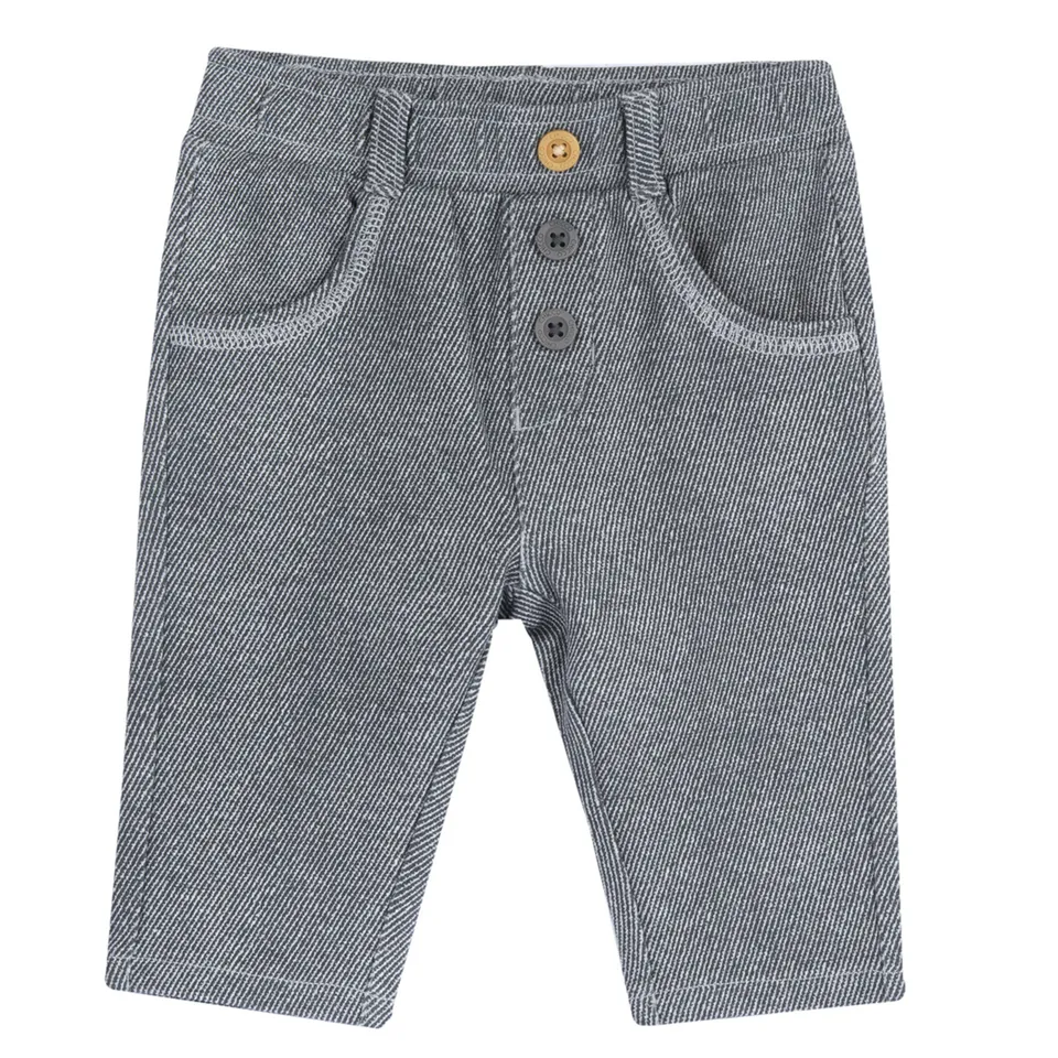 Chicco pantaloni neonato cotone lavabile tinta unita