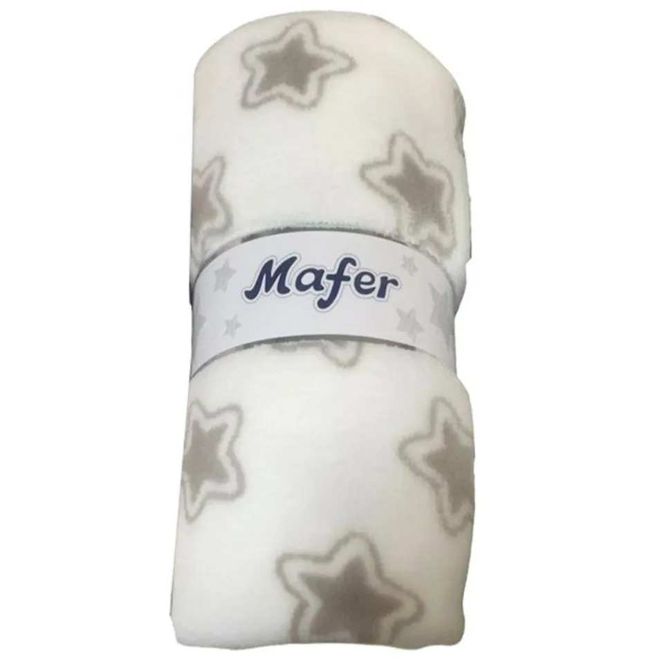 Mafer coperta pile stelle 75x100 cm per lettino