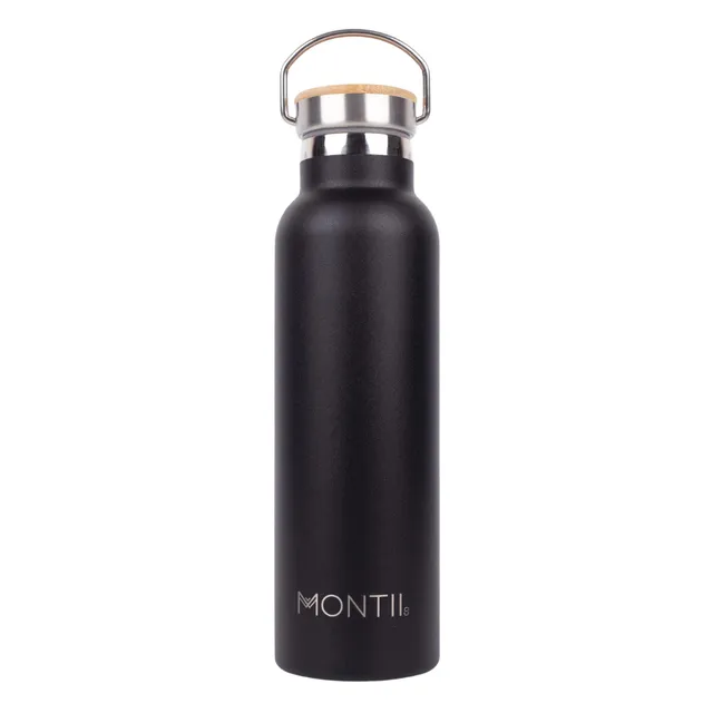 Montii Borraccia Termica Bambini Nera 600 ml Acciaio