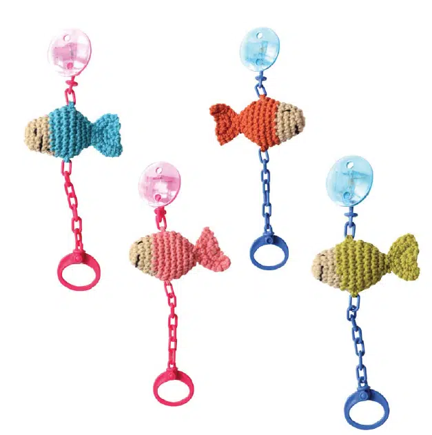 The Dida catenella portaciuccio pesce rosa 20 cm
