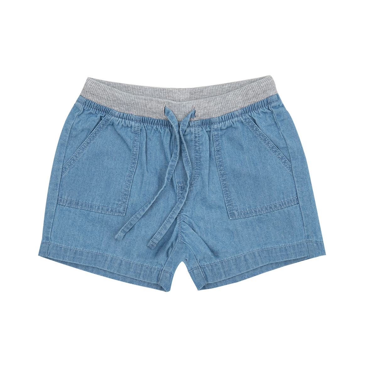 Pantaloncino Bimbo Blue Denim elastico tasche