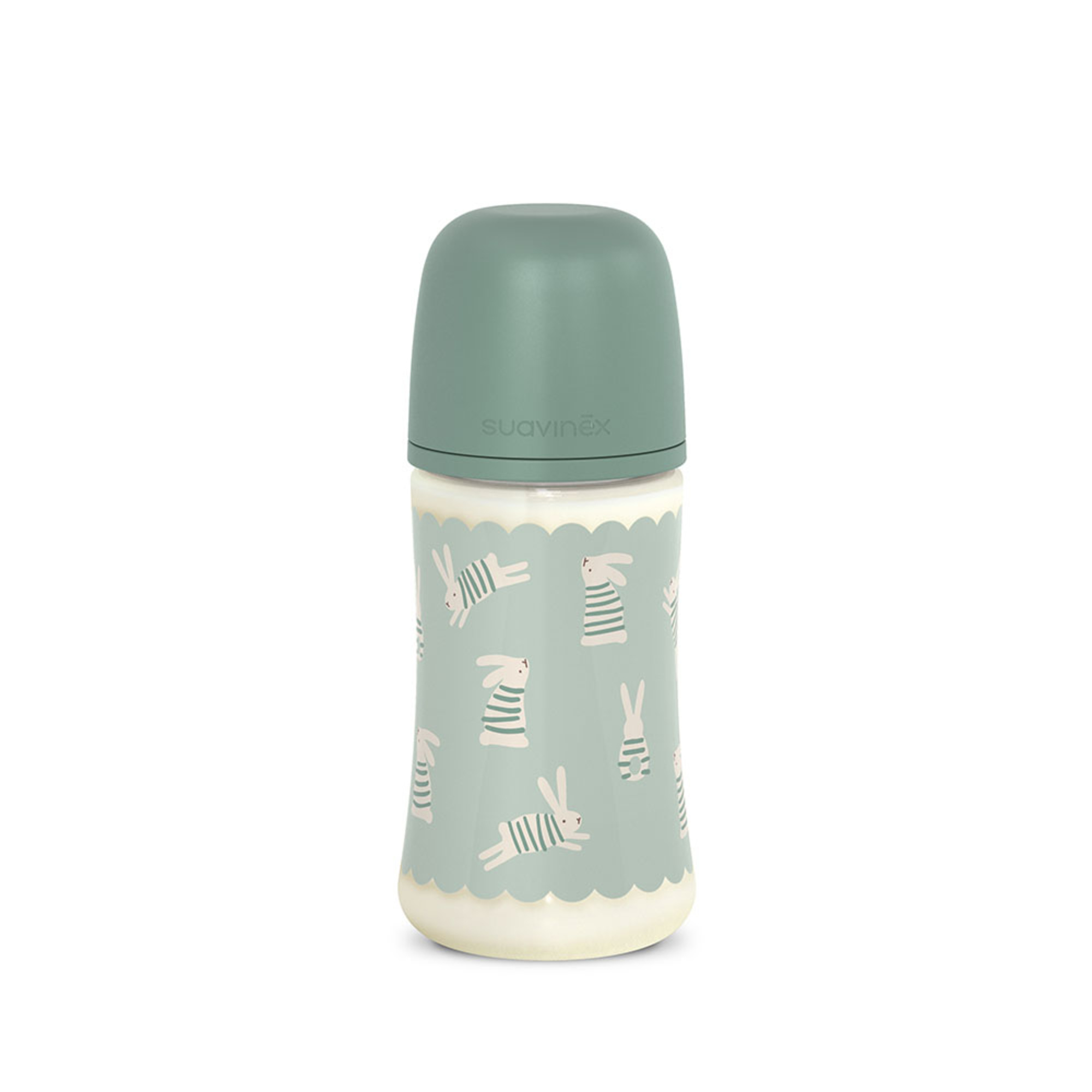 Suavinex Wonderland biberon azzurro 270 ml silicone anticolica