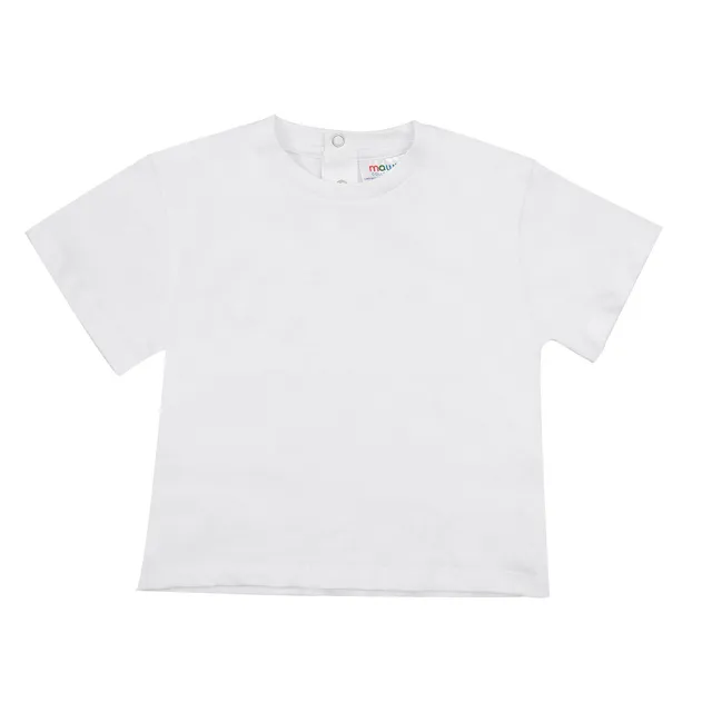Basic T-shirt Basic Bimbo maglietta bianca girocollo