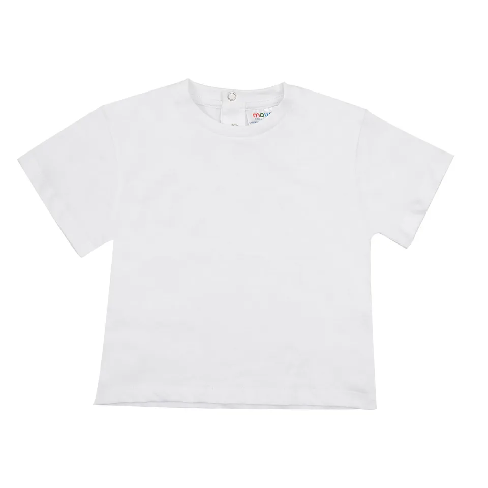Basic T-shirt Basic Bimbo maglietta bianca girocollo