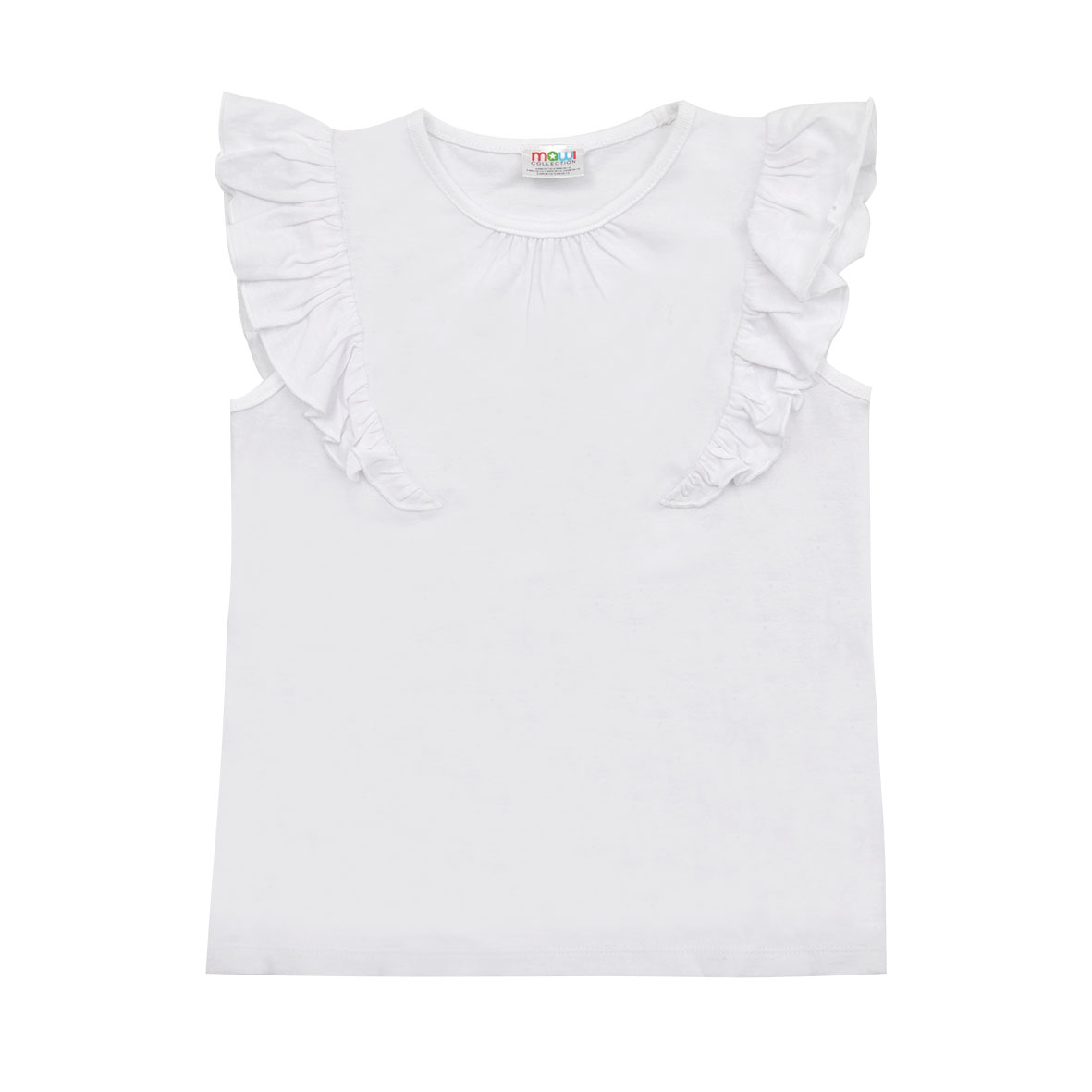 Toys Center Baby T-Shirt Bimba Bianca con Frill