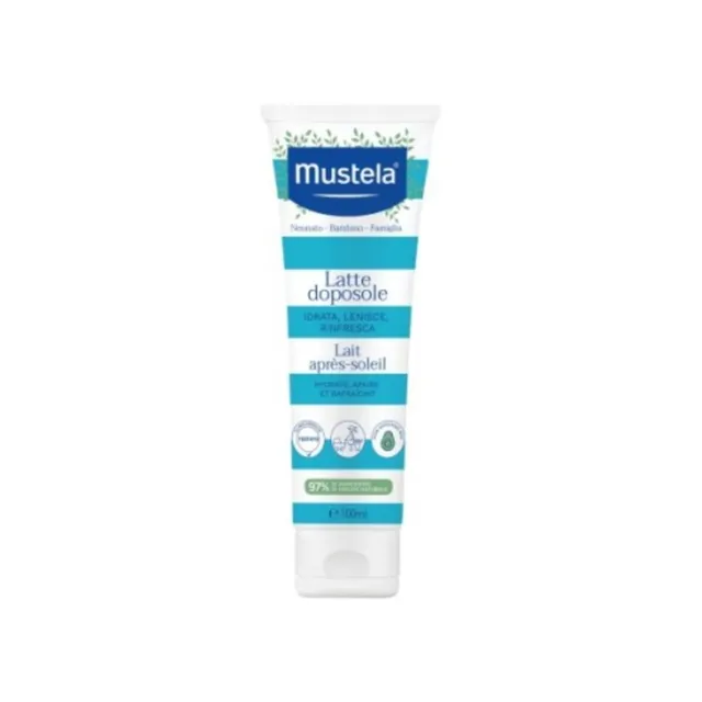 Mustela latte doposole 100 ml neonati idratante