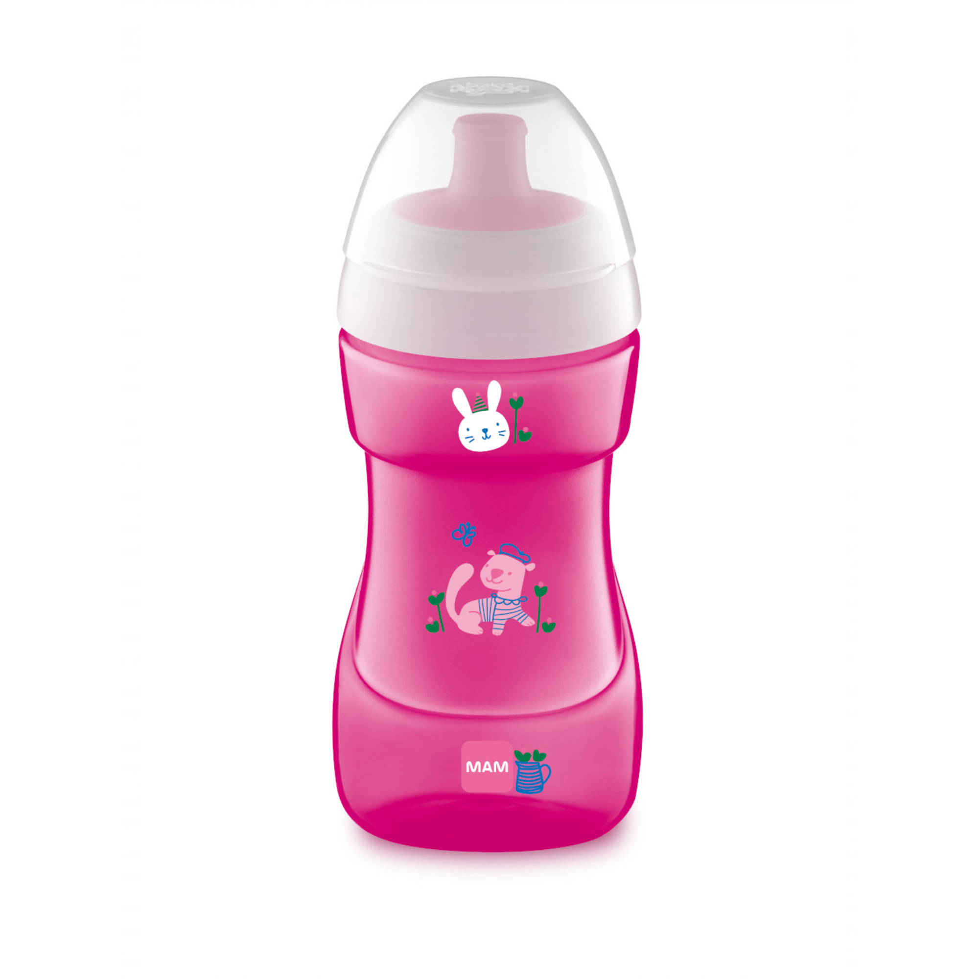 MAM Sports Cup tazza antigoccia 330 ml rosa BPA free