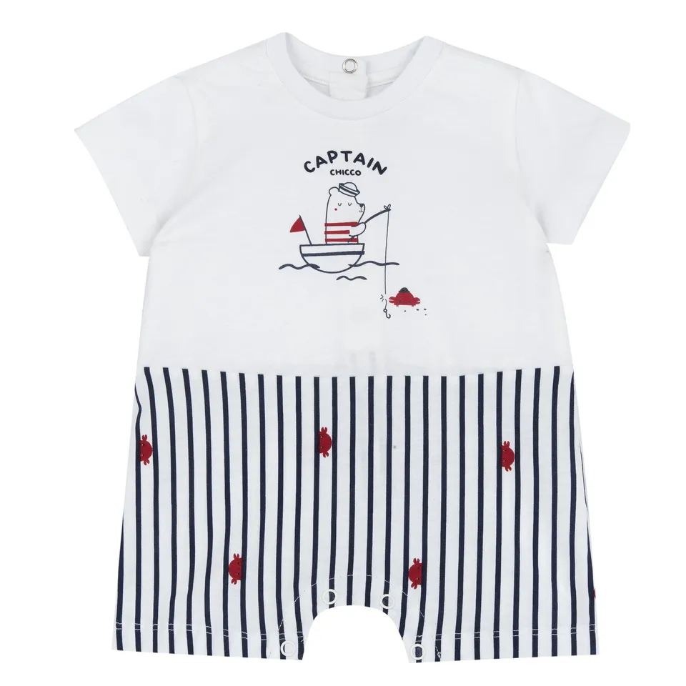 Chicco pagliaccetto neonato in cotone lavabile