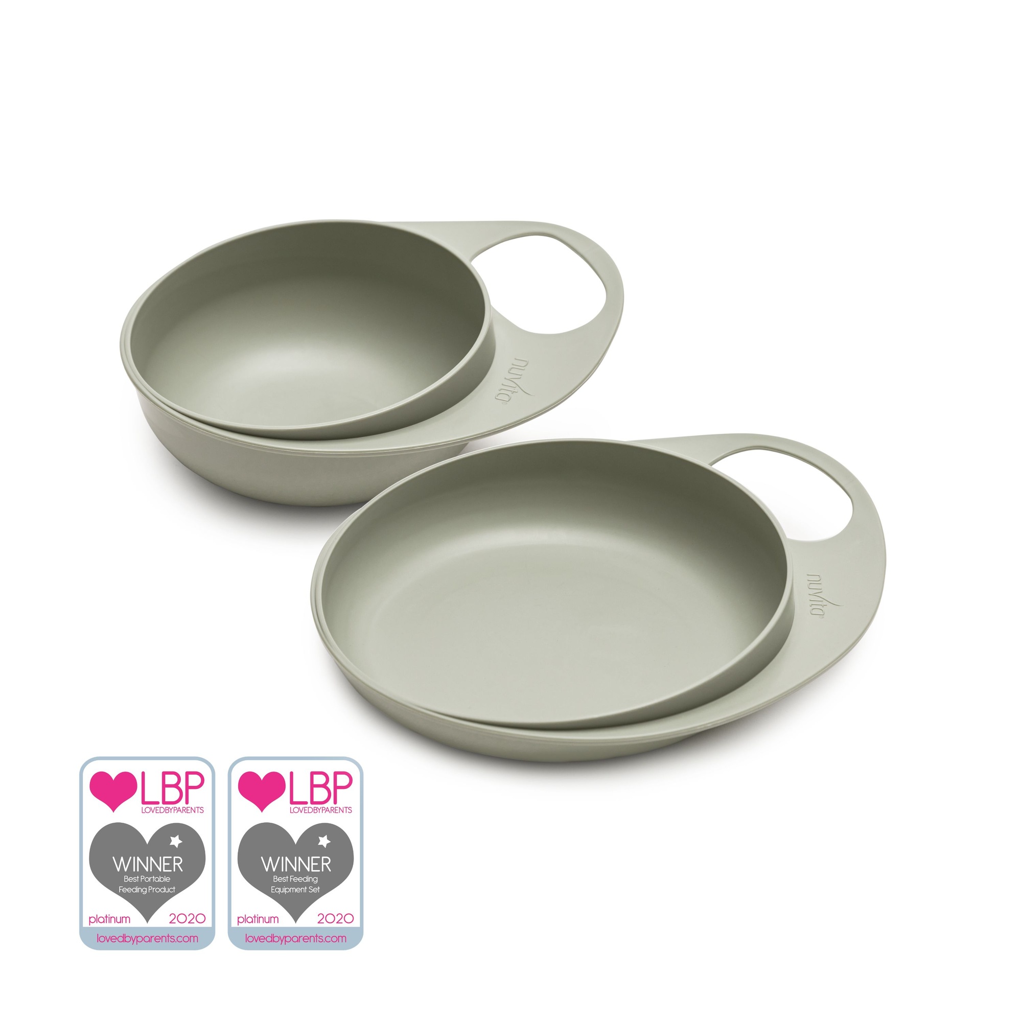 Nuvita Easy Eating 8461 Set Pappa Verde Salvia 2 Pezzi