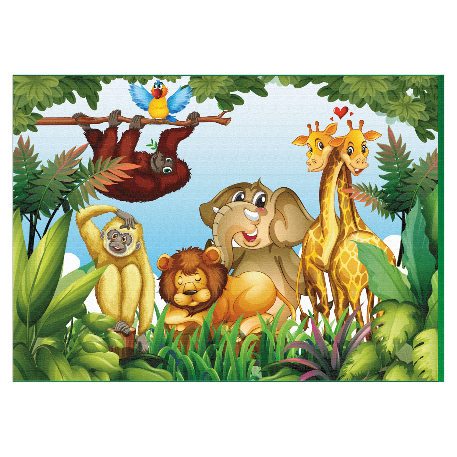Baby's Clan Wild Jungle tappeto gioco imbottito fantasia assortita