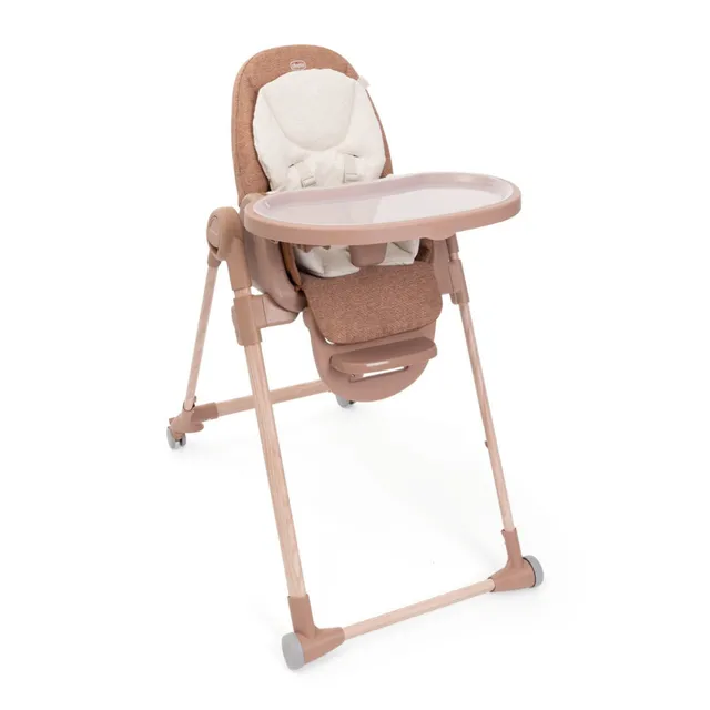 Chicco Polly Armonia seggiolone 3in1 terracotta reclinabile