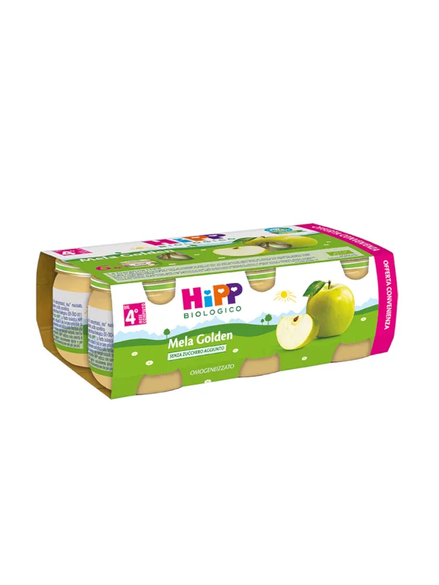 Hipp Bio omogeneizzato mela golden 6x80g dal 4 mese