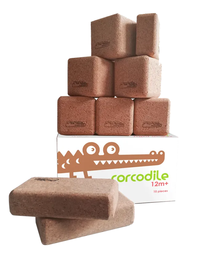 The Dida Right Angles set costruzioni sughero