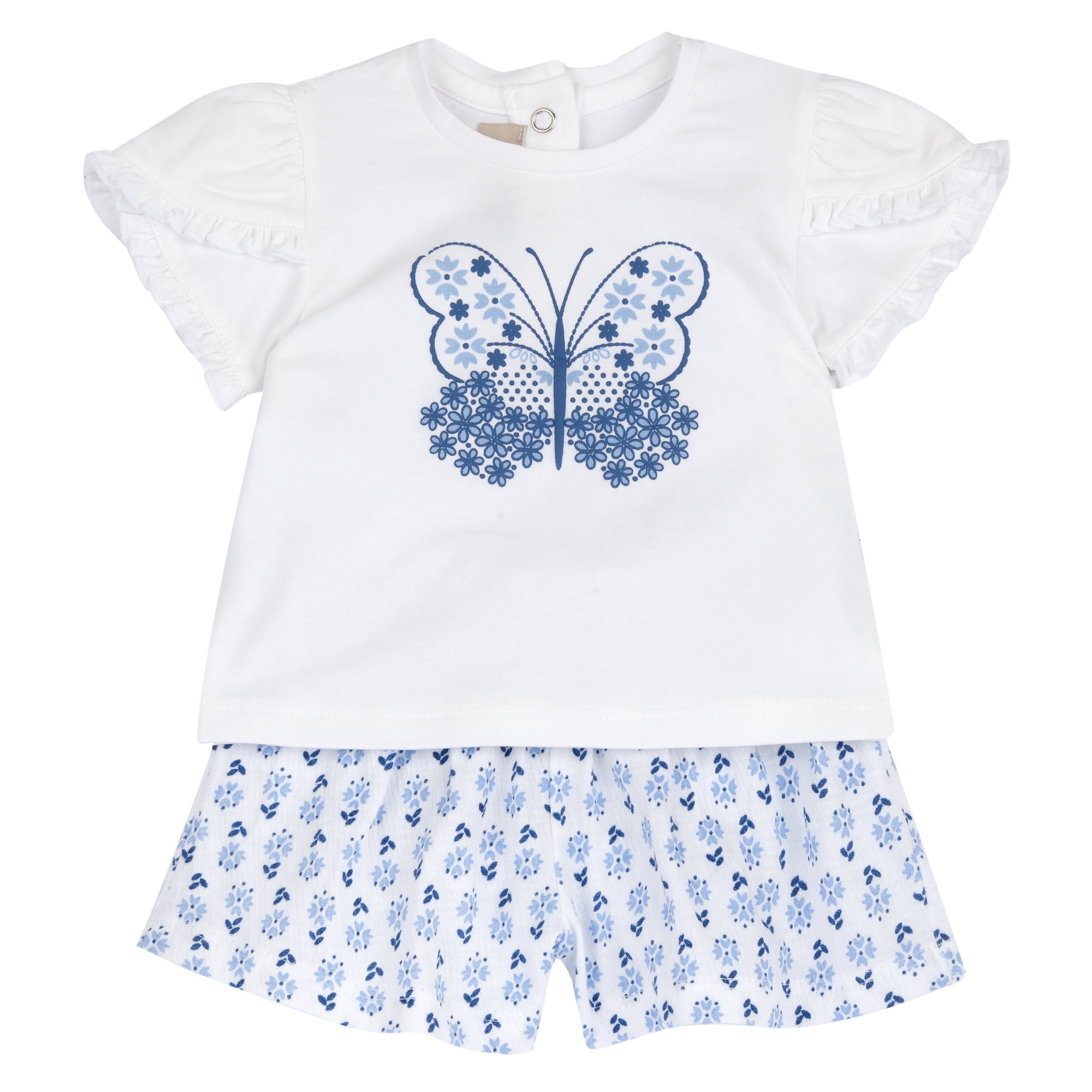 Chicco Completo maglietta pantaloncini bimba lavabile