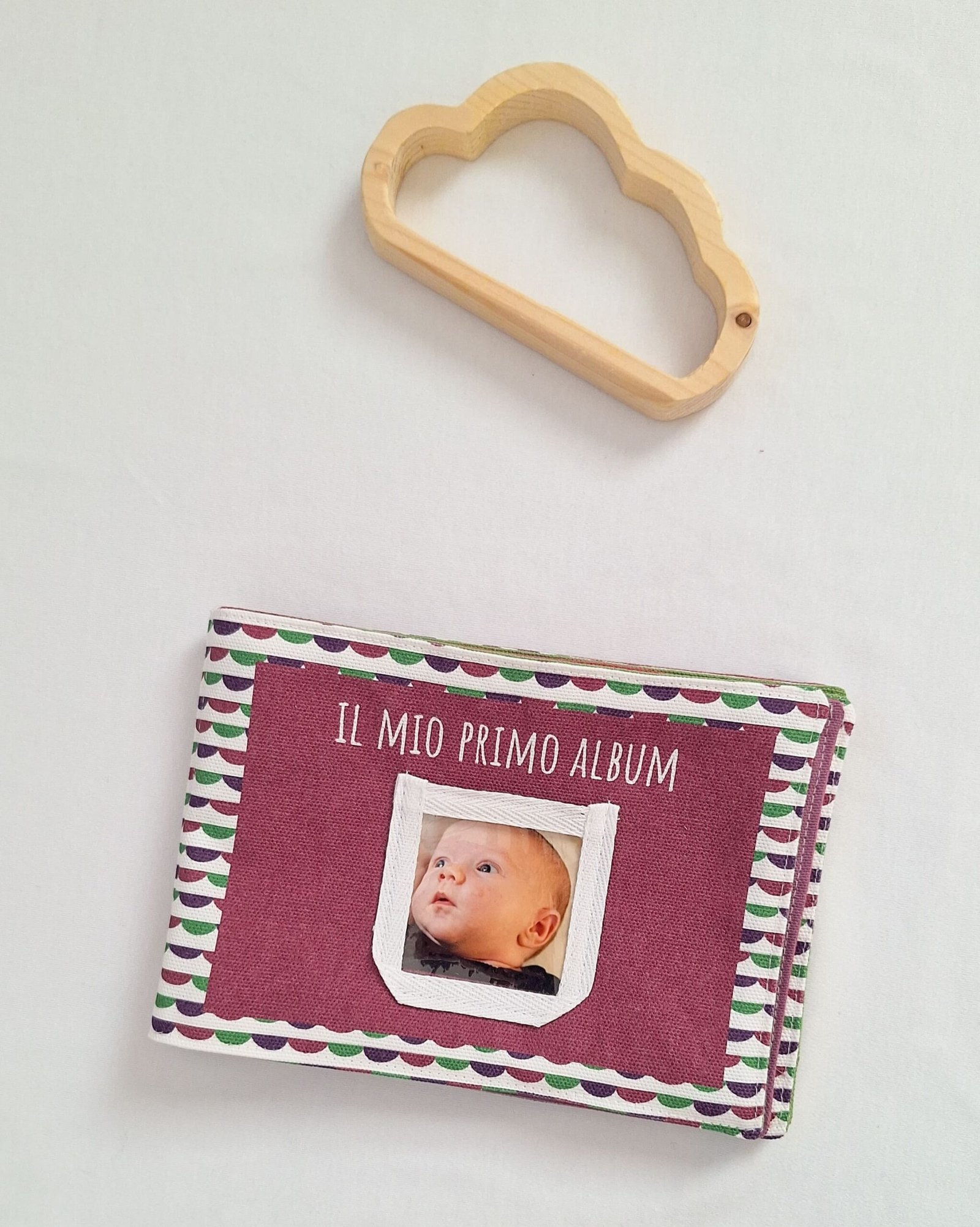 M'Amélie Creations Album Foto Bambini in Tessuto Famiglia