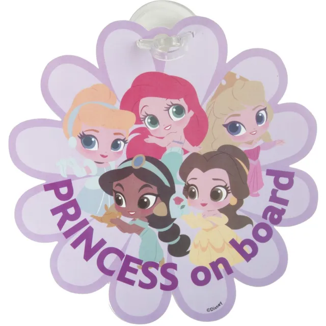 Disney Princess Baby on Board adesivo auto principesse