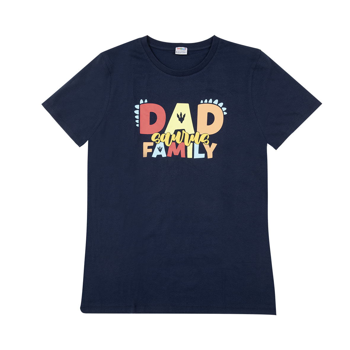 T-Shirt Jersey Bimbo Blu Scuro Stampa Multicolor